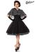 Swing-Kleid mit Cape