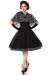 Swing-Kleid mit Cape