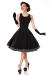 Swing-Kleid mit Cape