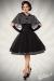Swing-Kleid mit Cape