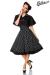 Swing-Kleid mit Cape