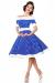 schulterfreies Swing-Kleid