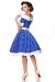 schulterfreies Swing-Kleid