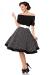 schulterfreies Swing-Kleid