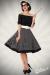 schulterfreies Swing-Kleid