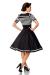 Swing-Kleid im Marinelook