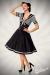 Swing-Kleid im Marinelook