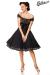 schulterfreies Swing-Kleid