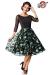 Premium Vintage Swing Dress with Embroidery