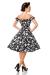 schulterfreies Kleid