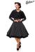 SWING-KLEID MIT CAPE