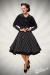 SWING-KLEID MIT CAPE