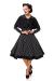 SWING-KLEID MIT CAPE