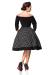 schulterfreies Swing-Kleid